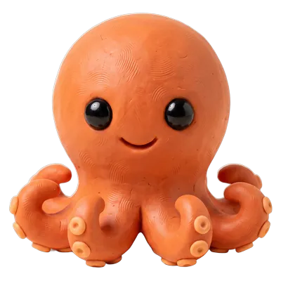 A clay octopus.