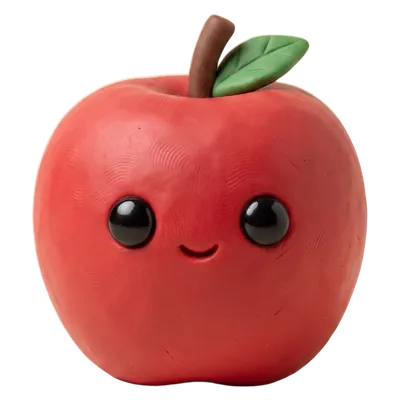 A clay apple.
