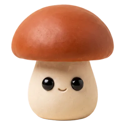 A clay mushroom.