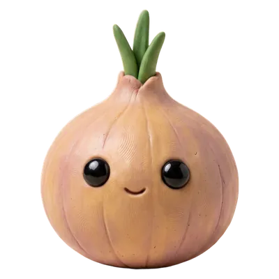 A clay onion.