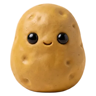 A clay potato.